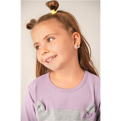 Хлопковое платье для девочки Happyfox