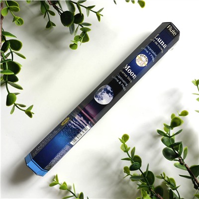 Flute MOON Incense Sticks, Cycle (ЛУНА ароматические палочки, Пленительный, возвышенный и волшебный, Сайкл), шестигранник 20 палочек.