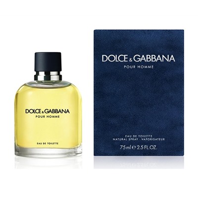 DOLCE GABBANA 75ml edt Homme (син) M~
