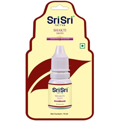 SHAKTI Drops IMMUNITY BUILDER, Sri Sri (ШАКТИ мощный иммуномодулятор, Шри Шри), 10 мл.