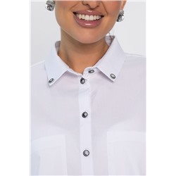 Рубашка с карманами Аристократка (белая) Б14449-10М