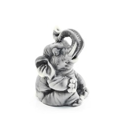 Фигурка из мрамолита "Слоник маленький №4" 37*30*43мм