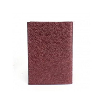 Обложка для автодокументов Croco-АВ-100 н/к,  бордо металлик (232)  237571