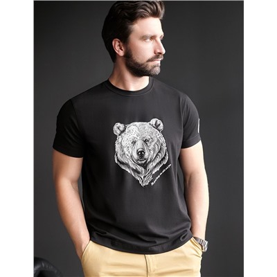 Футболка из премиального хлопка с авторским принтом