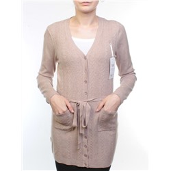 A520 Кардиган женский (65% хлопок, 15% кашемир, 20% эластан) размер свободный 44-46