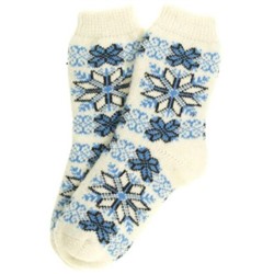 Носки женские " Снежинки, звёзды" 7604-1