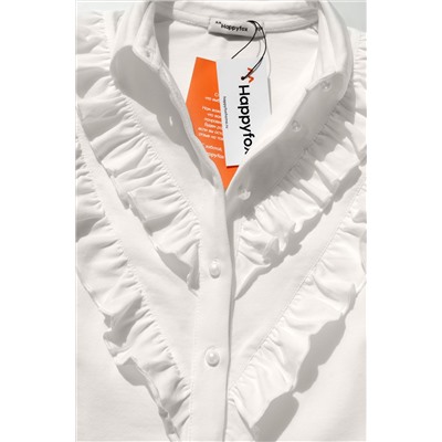 Блузка для девочки с длинным рукавом Happyfox