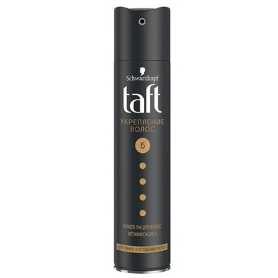 TAFT POWER Лак мега-фиксация  250мл Укрепление волос  (5)