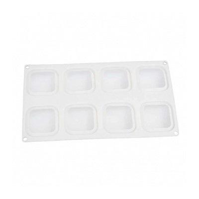 Форма силиконовая Gem100 3D 8 ячеек, Silikolove