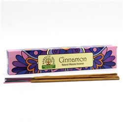 CANELA Natural Masala Incense, Namaste India (КОРИЦА натуральные масала благовония, Намасте Индия), уп. 15 г.