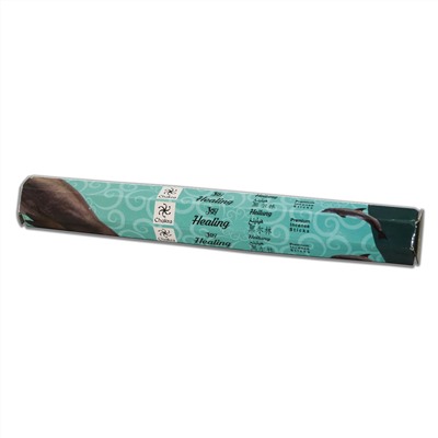 Chakra Joy HEALING Premium Incense Sticks, Zed Black (Чакра Джой ИСЦЕЛЕНИЕ премиум благовония палочки, Зед Блэк), уп. 20 палочек.