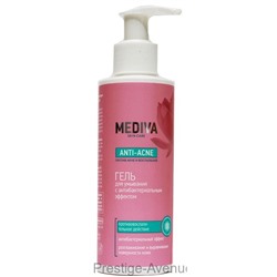 Гель для умывания MEDIVA с антибактериальным эффектом ANTI-ACNE