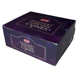 Hem Incense PRECIOUS ASSORTED CONES (Благовония конусы ДРАГОЦЕННОЕ АССОРТИ, Хем), блок 12 уп. по 10 конусов.