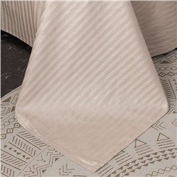Простынь Страйп Сатин Однотонный 100% хлопок R1CT029