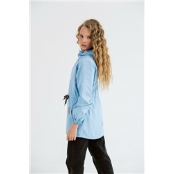Ветровка "Софт" для девочки голубой