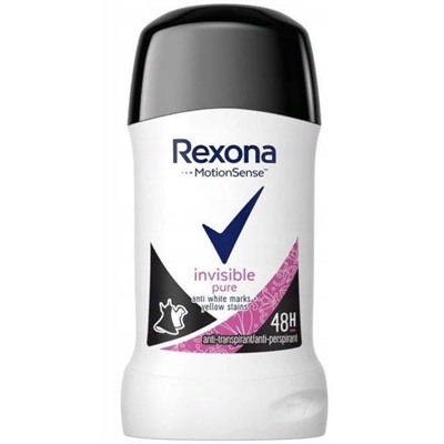 Дез.REXONA 40 Stick Invisible Pure