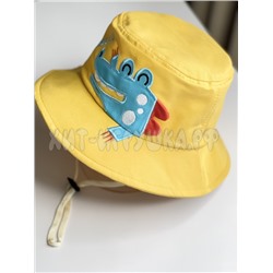 Панама детская с затяжкой CROCO р-р 54, pa_croc_white, pa_croc_blue, pa_croc_green, pa_croc_yellow