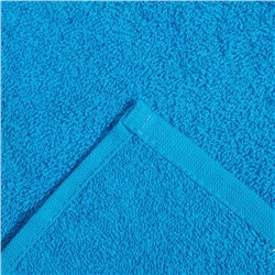 Полотенце в корзинке Этель «Модник» 50х90см, цв. голубой, 100% хл