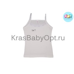 Майка белая для девочки