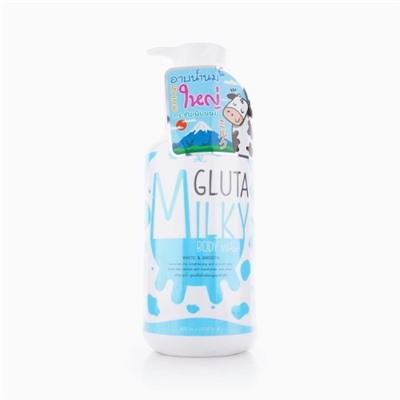 GLUTA MILKY Body Wash, AR (Гель для душа С ГЛУТАТИОНОМ и МОЛОЧНЫМИ ПРОТЕИНОМ), 800 мл.