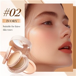 Кушон для лица + пудра 2 в 1 Sadoer, 12 гр. + 8 гр.