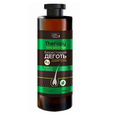 Шампунь д/волос HAIR AND BODY  THERAPY 2в1 Берестовый деготь антипедикулез п/перхоти 570 мл VILSEN