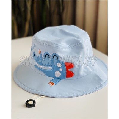 Панама детская с затяжкой CROCO р-р 54, pa_croc_white, pa_croc_blue, pa_croc_green, pa_croc_yellow