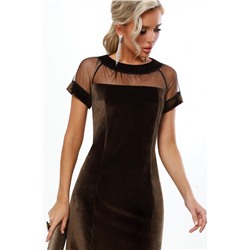 Платье Коричневый