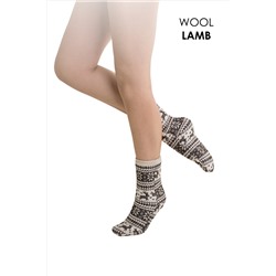 Носки меховые эластичные "ЗИМНИЙ ОРНАМЕНТ"