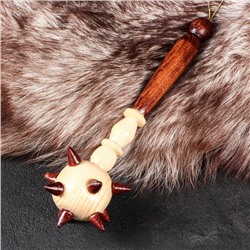 Сувенирное деревянное оружие "Булава", 23 см, микс