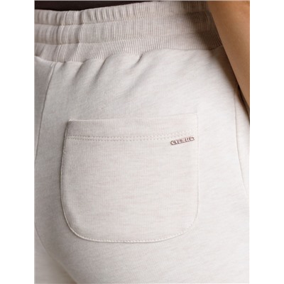 Прямые брюки из петельчатого футера-трехнитки