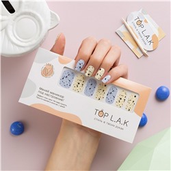 TOP L.A.K, Универсальные лаковые полоски с готовым дизайном № 004