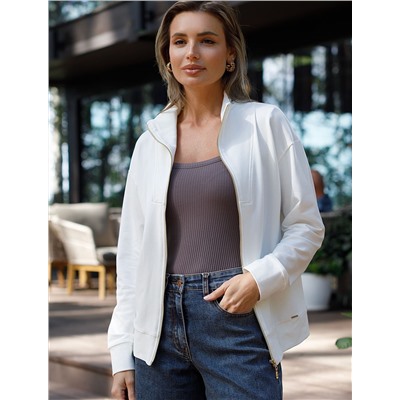 Жакет из тонкого премиального футера с эластаном