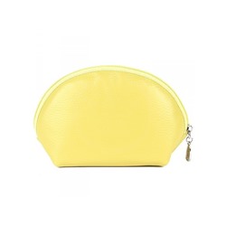 Косметичка Premier-F-91 натуральная кожа (1 отдел),  желтый флотер (321)  193697