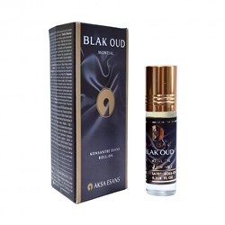 BLAK OUD MONTIAL Concentrated Essential Oil, Aksa Esans (БЛЭК УД турецкие роликовые масляные духи, Акса Эсанс), 6 мл.