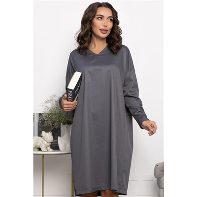 Платье Хюгге (темно-серое) П14121-25М