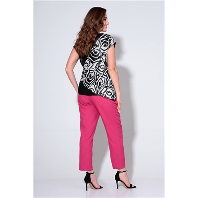 Liona Style 829 фуксия, Брюки,  Блуза