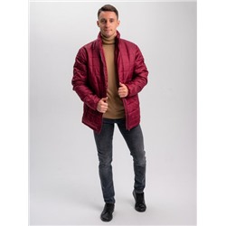 Куртка с воротником бордо
