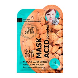 J-BEAUTY Маска для лица миндальная кислота фруктовые АНА-кислоты MASK ACID COMPLEX 19г