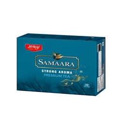 Samaara STRONG AROMA Premium Leaf Tea, Jivraj (Самаара ГРАНУЛИРОВАННЫЙ ЧЕРНЫЙ ЧАЙ, премиум-класса СТС, Живрадж), 200 г. (100 чайных пакетиков). - СРОК ГОДНОСТИ ДО 31 ИЮЛЯ 2025 ГОДА