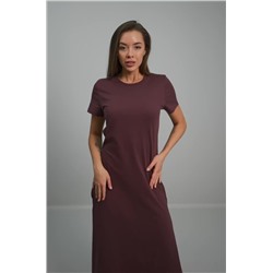 Однотонное женское платье-футболка Happyfox