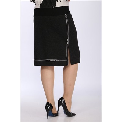 Lady Style Classic 2472 черный-молочный, Юбка,  Жакет