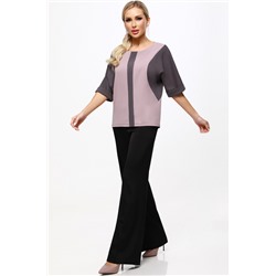 Блузка Розовато-серый