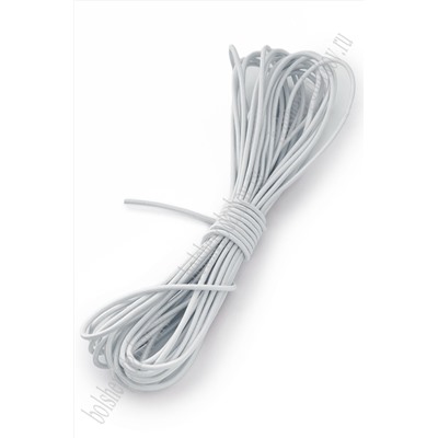 Резинка шляпная 3 мм*10 ярд (SF-7765) белый