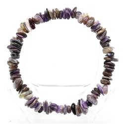 Браслет из крошки чароита, 16см