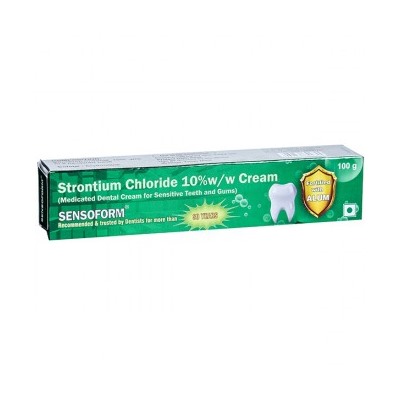 SENSOFORM Medicated dental cream, Indoco remedies ltd. (Медицинский стоматологический крем для чувствительных зубов и десен СЕНСОФОРМ), 100 г. - СРОК ГОДНОСТИ ДО 31 МАЯ 2025 ГОДА