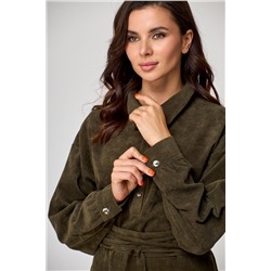 Anelli 1169 оливковый_хаки, Платье