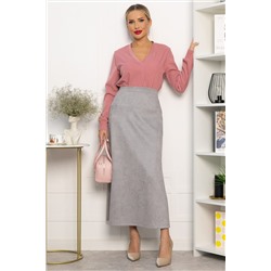 Юбка макси Алана (серая) Ю14255-6М