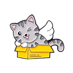 Металлический значок "Cat`s Box"