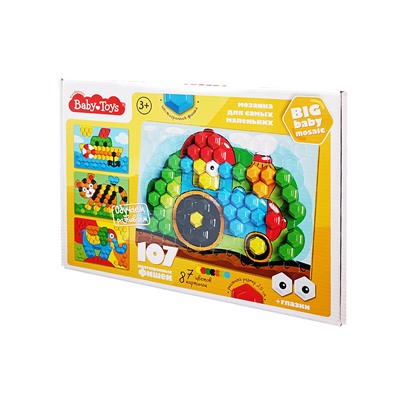Мозаика для самых маленьких «Трактор» Baby Toys (107 элементов)